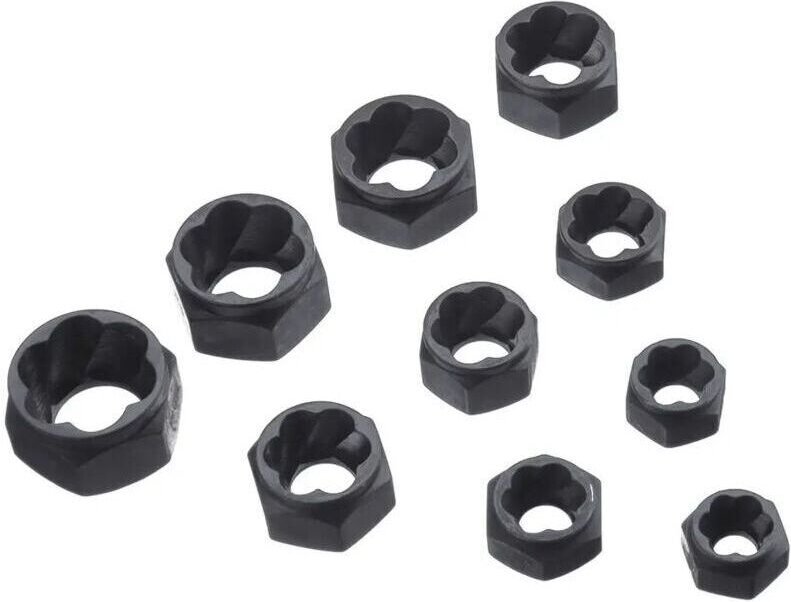 10-teiliges metrisches Reparaturset zum Ausdrehen beschädigter Muttern und Schrauben