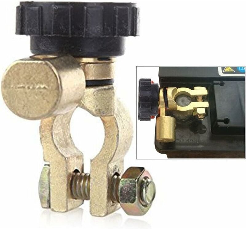 Batterieschalter, Batterietrennschalter, Batterieklemme, Batterieadapter, Trennschalter, Hauptschalter, 12 V, 24 V, 360 ...