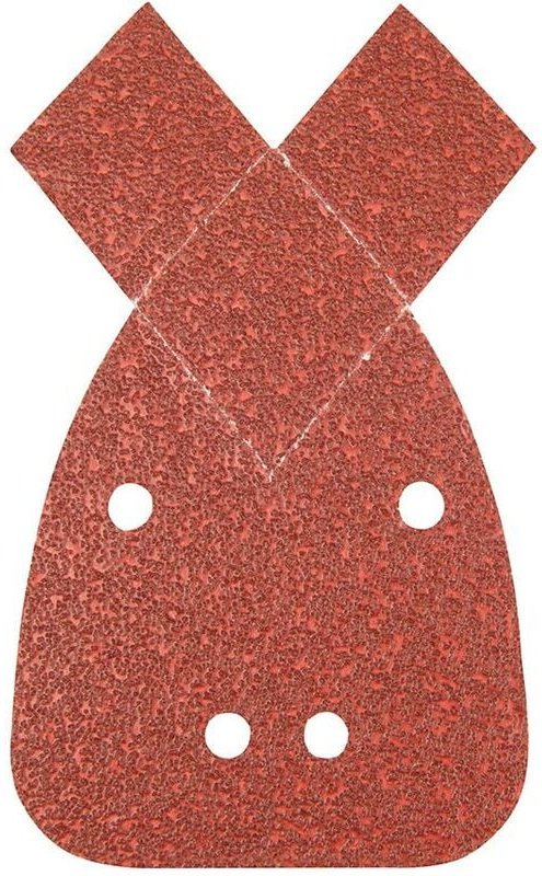 Delta-Klettschleifblätter mit zwei Abreißspitzen, 140 mm, 10er-Pckg. 120er-Körnung