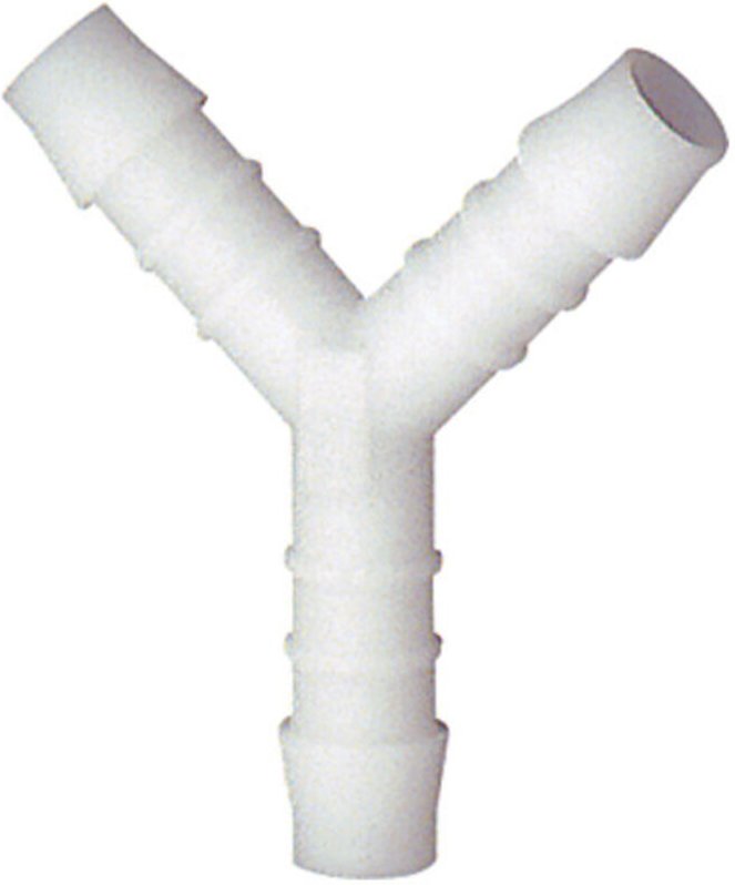 Y-Schlauchverbindungsstutzen, für Schlauch lw 12, Winkel 90°, pom - Riegler