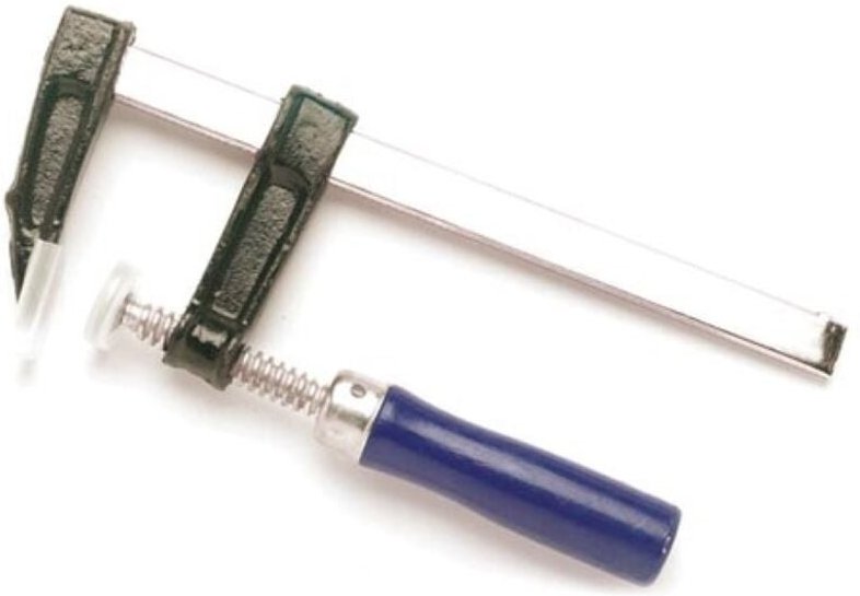 Toolland Klemme, 150 x 50 mm, 290 g, ergonomischer Griff, Blau