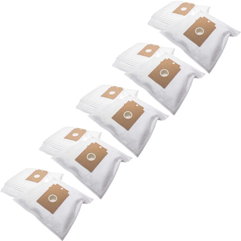 50x Staubsaugerbeutel kompatibel mit Bosch Arriva BSG1400-BSG1500 Staubsauger - Mikrovlies, Typ k, 28cm x 19cm, Weiß - V...