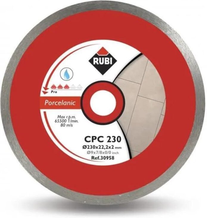Rubi CPC-230 PRO Diamanttrennscheibe 230 mm Feintrennung