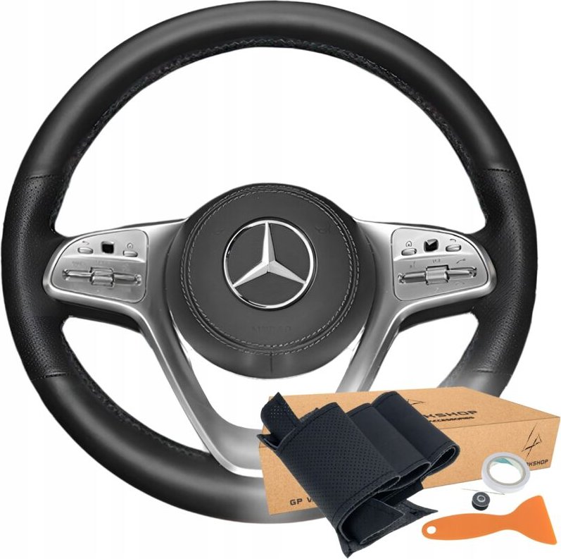 Lenkradabdeckung Mit Muster Für Mercedes Benz S W222 2017-2020