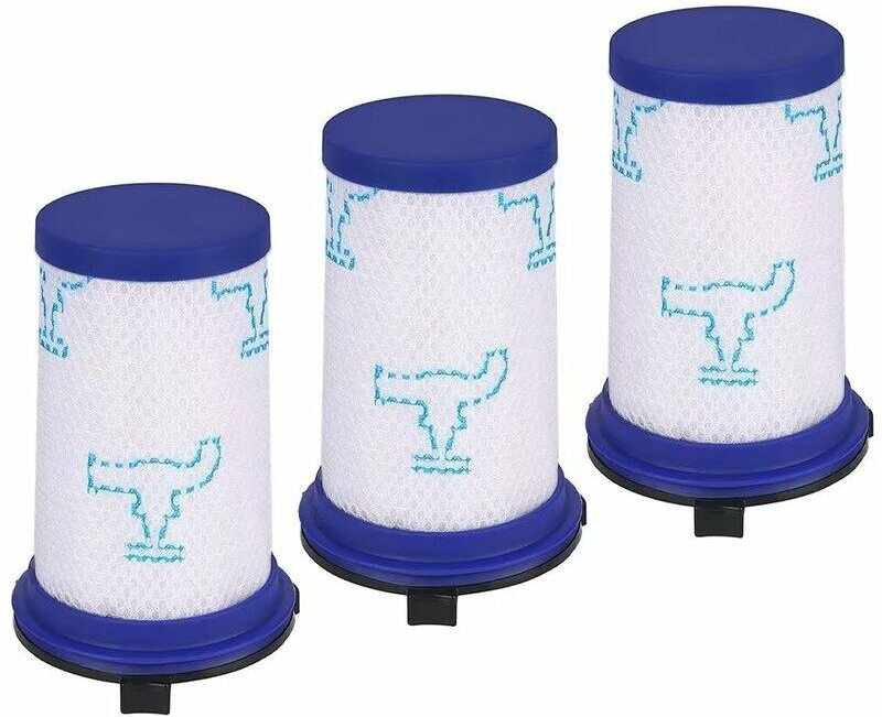 3er-Pack Ersatzfilter für Rowenta Air Force 360 / X-Pert Essential 260 Akku-Staubsauger - Ymyny