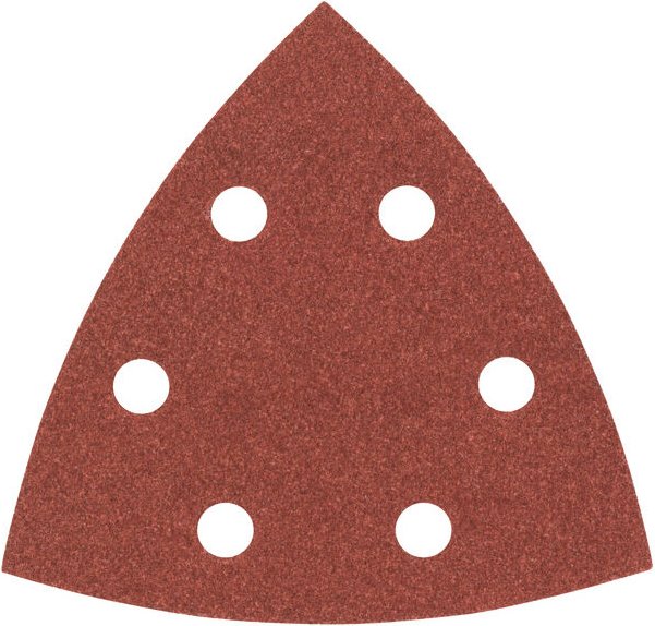 Klettschleifscheibe 93 x 93 mm, p 180, 6 Löcher - Bosch