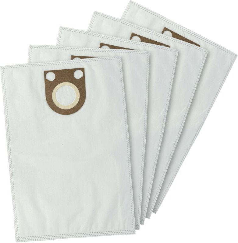 5x Staubsaugerbeutel kompatibel mit Bosch gas 20 l sfc, gas 15 hp, gas 15 ps Staubsauger - Mikrovlies, 43cm x 33cm Weiss...
