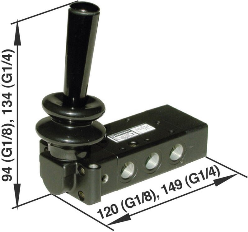 Imi Norgren Mechanischbetätigtes Pneumatik-Ventil X3067702 Gehäusematerial Aluminium 1 St.