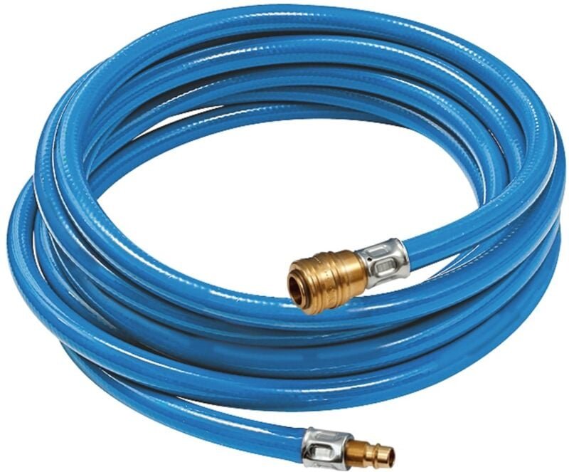 Werkstattschlauch-Set, Schnellverschlusskpl., Schl.-ø 14,5x9, 20m - Riegler