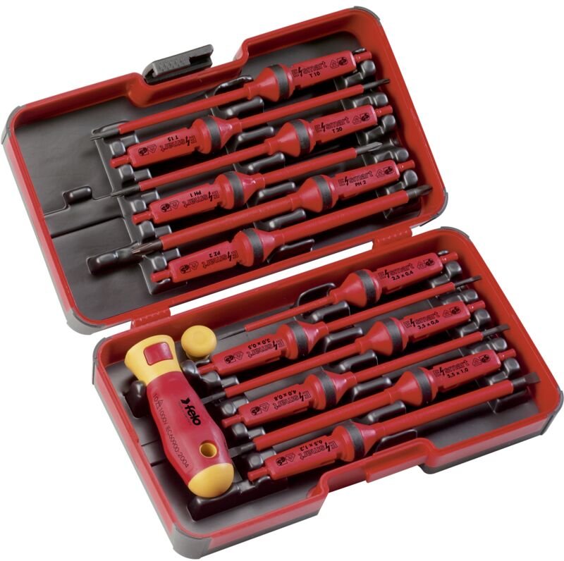 E-Smart 14-tlg. Wechselstab-Isolierset. SL/PH/PZ/TORX® Felo 06391306