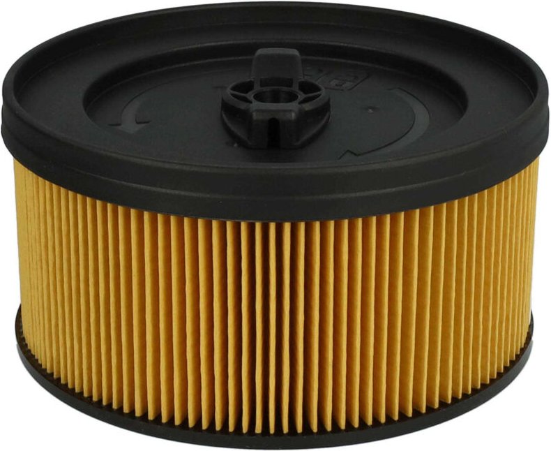 1x Faltenfilter Ersatz für Kärcher 6.414-960.0 für Staubsauger - Patronenfilter, Gelb Schwarz - Vhbw