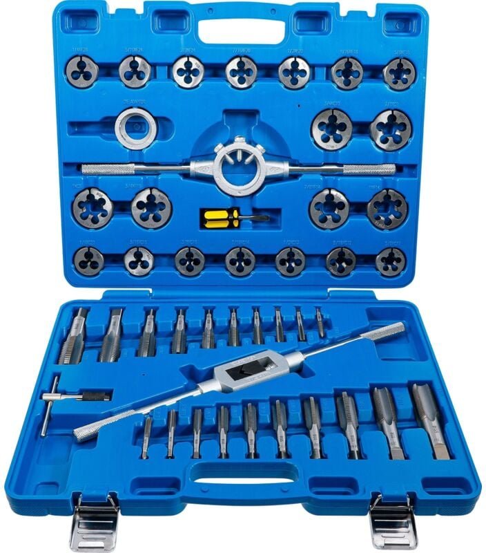 Bgs Technic - Gewindeschneid-Satz Zoll 1/4' - 1' 45-tlg.