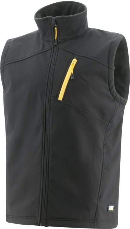Softshell Weste Essential Schwarz Größe l - CAT