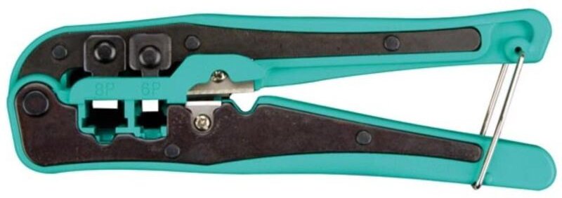 Velleman - crimpzange für westernstecker 4P2C, 4P4C (RJ10), 6P4C (RJ11), 6P6C (RJ12), 8P8C (RJ45)