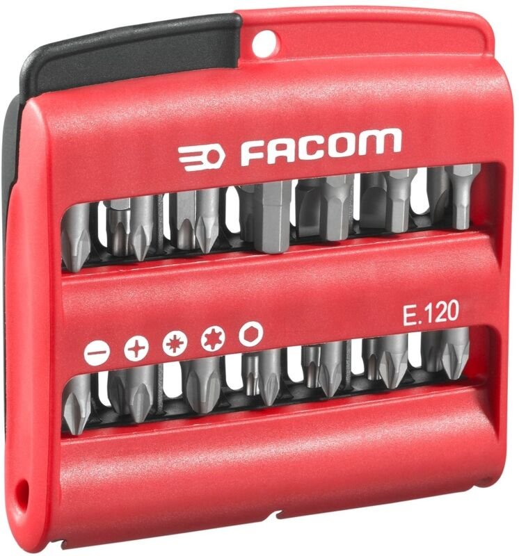 Gemischte Sätze Facom von 28 Bits - Serie 1 High Perf 1/4 mit Bithalter - E.120