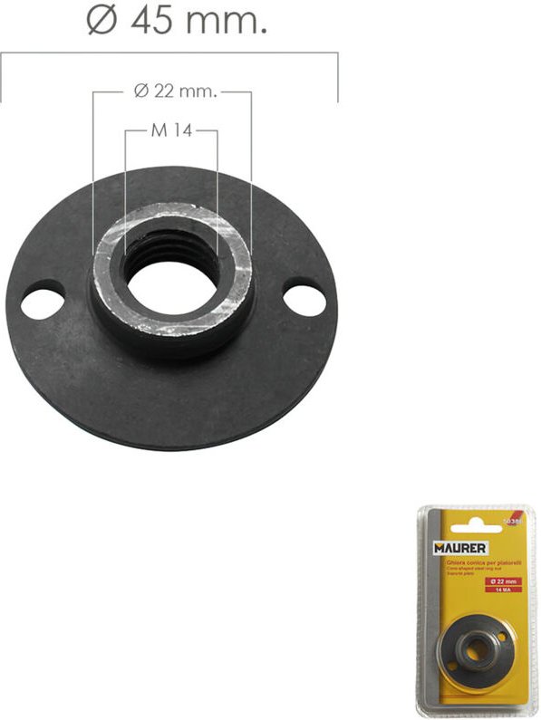 Tuerca Soporte Amoladora Para Platos