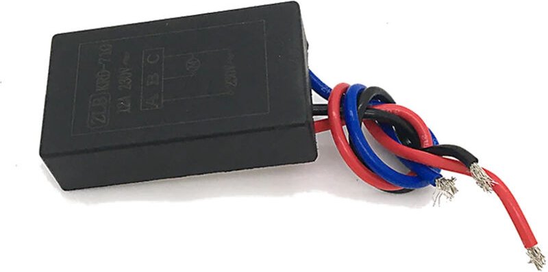 Trade-shop - Anlaufwiderstand / Sanft-Anlauf / Soft Start 12A 230V inkl. 3 Kabel kompatibel mit Einhell, Bosch, Makita M...