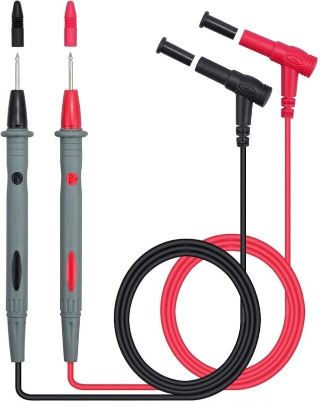 Ahlsen - pcs 1000V/10A Digital-Multimeter Sonde Multimeter Blei Kabel Sonde Multimeter Stift Ersatz Rot/Schwarz