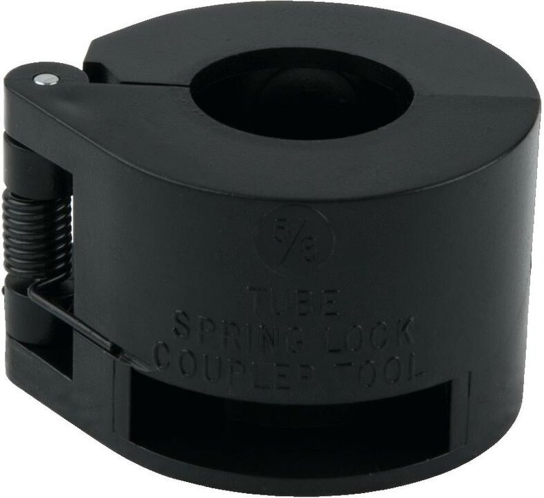 Trommel-Entriegler mit Feder schwarz, 5/8'