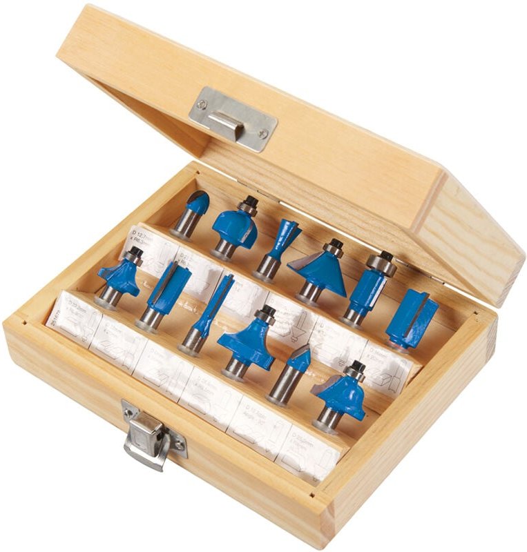 8-mm-Hartmetall-Fräser, 12-tlg. Satz 8 mm