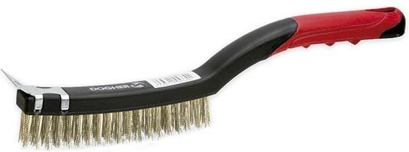 Messing-Kunststoffgriffbürste 3x19x340mm Dogher 830-004