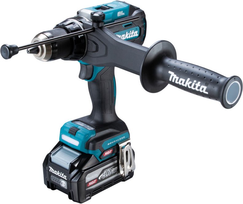 Makita Akku-Schlagbohrschrauber HP003GU201, 40V 2x 4,0 Ah und Ladegerät