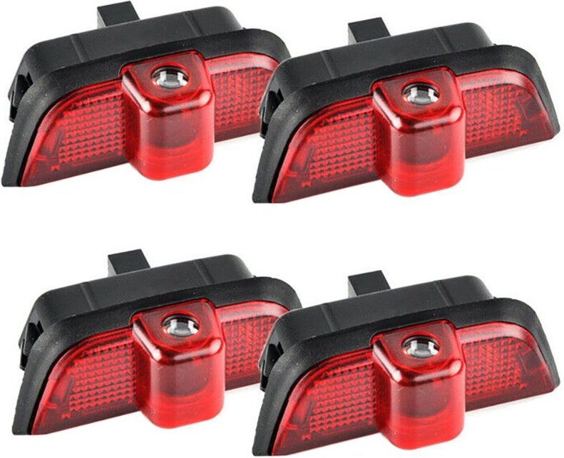 Tlily - 4X für TüR Beleuchtung led Projektor Geister Schatten Passend W204 2008-2013