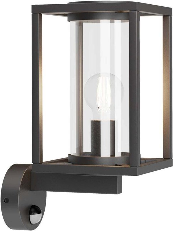 Thumbnail - Lucande - Wandleuchte außen 'Ferda' aus Aluminium mit Bewegungsmelder von