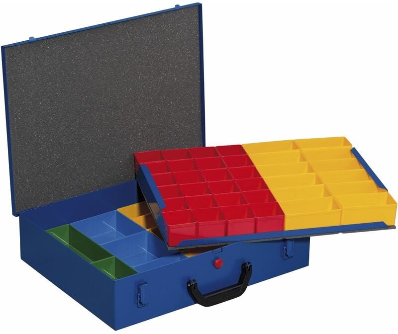 Sortimentkoffer Euro Plus Pro m 44/2L-59 aus Metall mit 59 Einsätzen - Allit