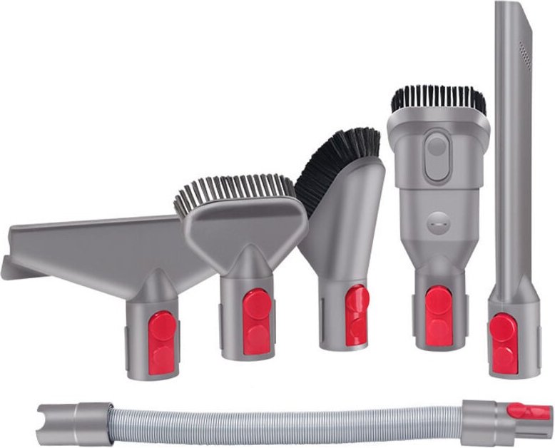 Bürstendüsen-Zubehörset mit ausziehbarem Schlauch für Dyson V7 V8 V10 V11 V11 SV10 SV11 SV14 Staubsauger, Schnellverschl...