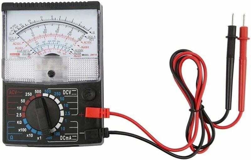 Digitalmultimeter für Elektriker mit Zeiger – Digital-Analog-Anzeige, Wechselspannungs-Widerstandsprüfer