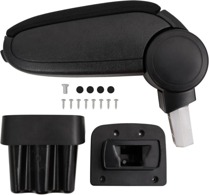 Auto-Armlehne Schwarz 15x31,5x(35-51) cm abs vidaXL