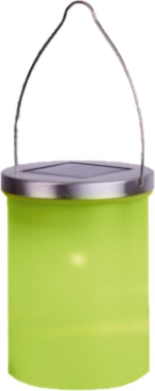 Stilvolle LED-Solar-Laterne in grün 9,2 x 12 cm, für den Außenbereich