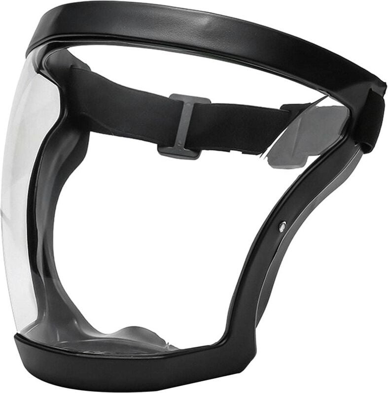 1-teilige Vollgesichtsmaske mit Rahmen, Antibeschlag, Anti-Staub, Ultraklare Vollgesichtsmaske, Anti-Tröpfchen-Hygiene, ...