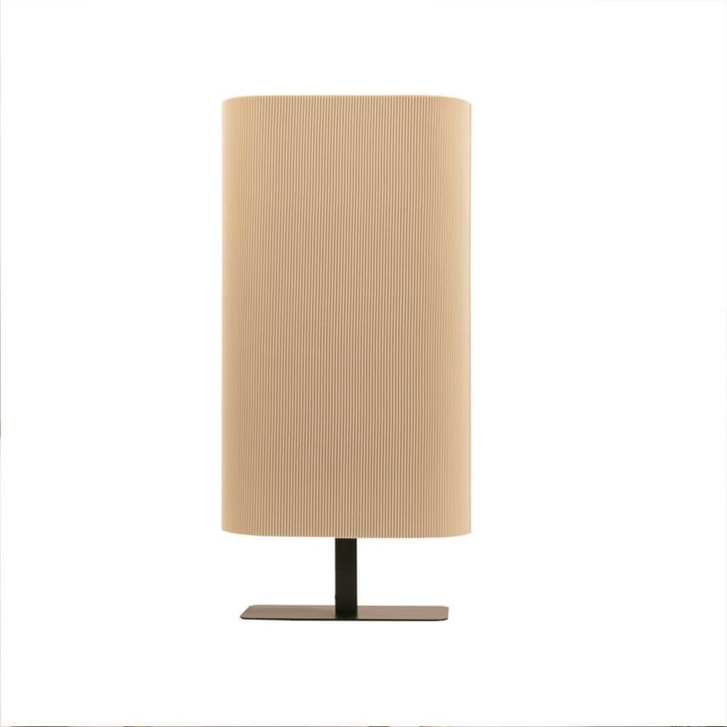 Home Deluxe - Große Tischlampe suko - Beige Tischlampe, moderne Tischlampe, stilvolle Tischlampe