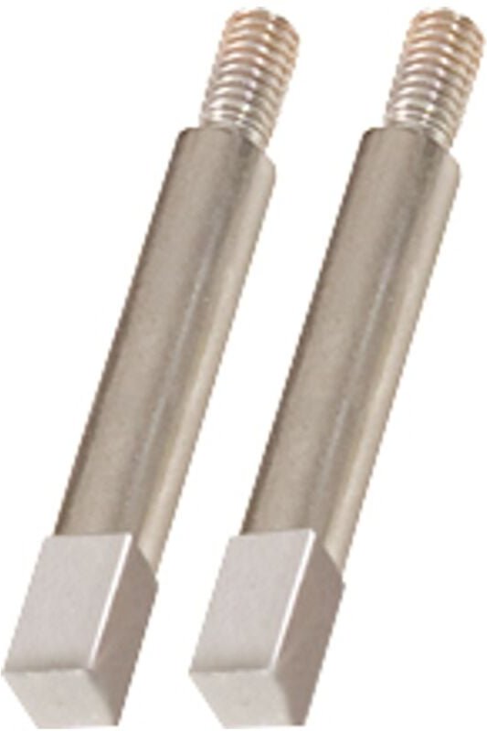 Vierkantadapter, 8mm, 2er Pack, verchromt