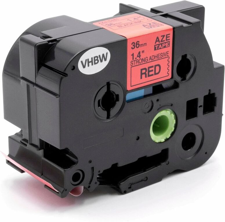 Schriftband-Kassette kompatibel mit Brother P-Touch 9200PC, 9400, 9500, 9500pc, 9600, 9700PC Etiketten-Drucker 36mm Schw...