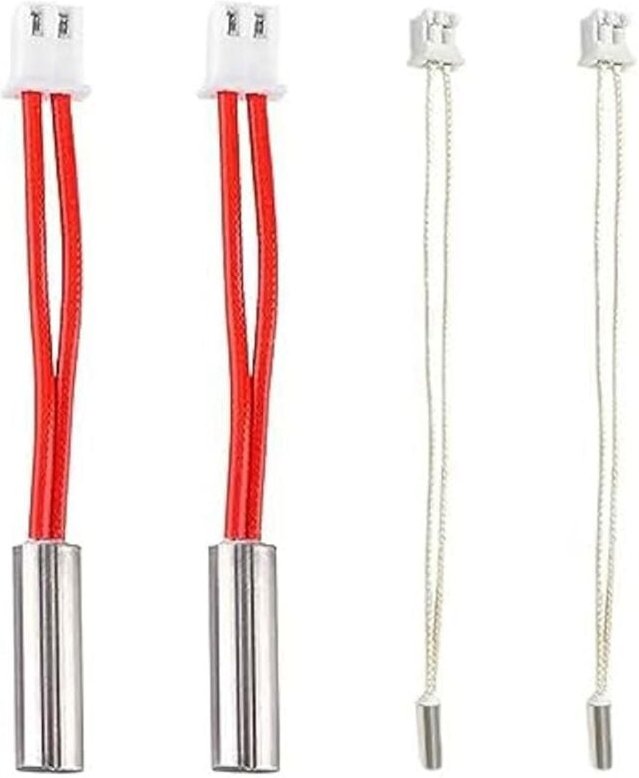 4-teiliges Heizgerät mit Hochtemperatursensor, Heizrohr, 24 v, 50 w, Thermistor für Neptune 4 Pro/Plus/Max 3D-Drucker