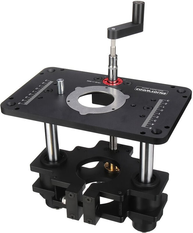 Enjoywood GD7 pro Oberfräsenlift für Holzbearbeitung, 69 mm, für Oberfräsentischlift mit Oberfräsenplatte, Präzisionshol...