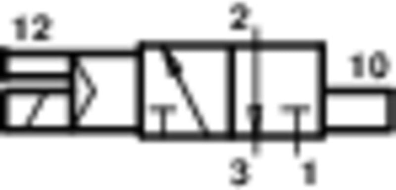 Imi Norgren Mechanischbetätigtes Pneumatik-Ventil V60A413A-A213L 24 v/dc Gehäusematerial Aluminium