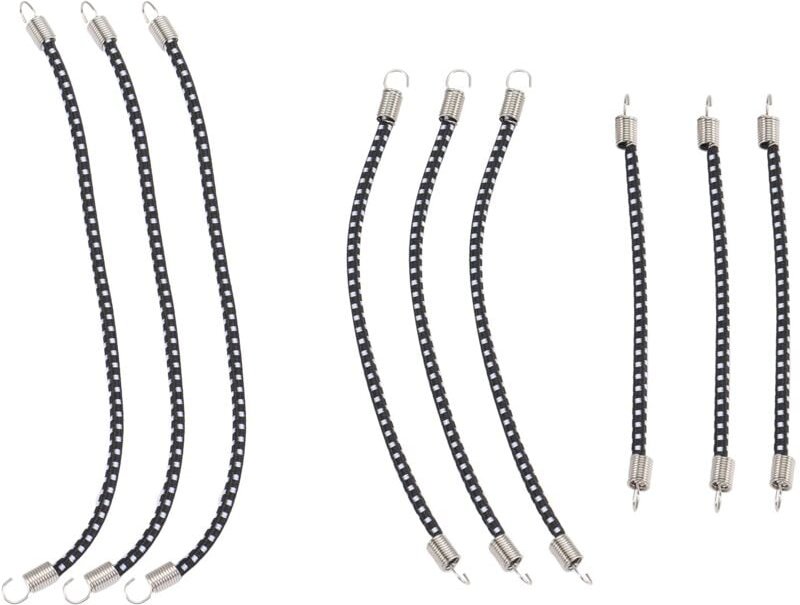 Tlily - 9 StüCk rc Auto Dach GepäCk TräGer Nylon Elastisches Seil für 1/10 Crawler TRX4 axial SCX10 Dekorationen Teile, ...