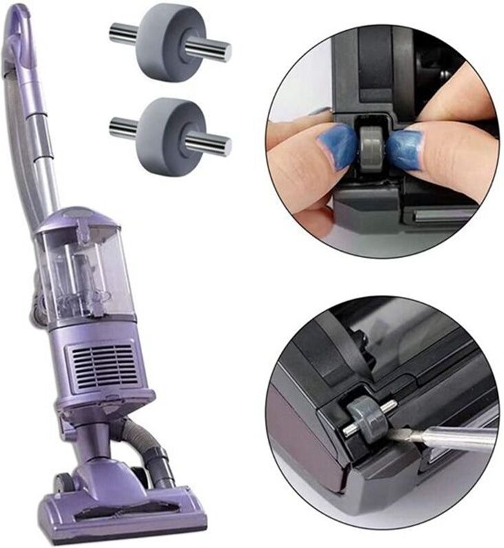 Ersatz-Staubsaugerräder, kompatibel mit Shark Navigator Rotator Modellen NV341, NV350, NV351, NV352, NV355, NV356e, NV50...