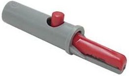 ISOLIERTE ABGREIFKLEMME, 4mm 6A / ROT (AK 10)