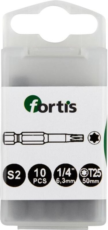 Fortis Bit 1/4 DIN3126 E6,3 TX25x 50 mm a10Stk