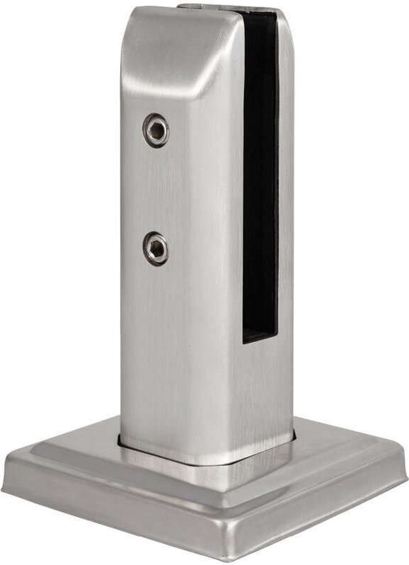 Quadratische Glasklemmen für 10–12 mm starke Sicherheitsglasgeländer, Glasbefestigungsklemme, 3 mm dick, für Balkon, Gar...