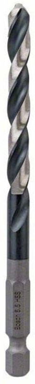 Bosch - 1x hss Spiralbohrer Impact Control mit Sechskantschaft 6,5 x 63 x 107 mm - 2608577059