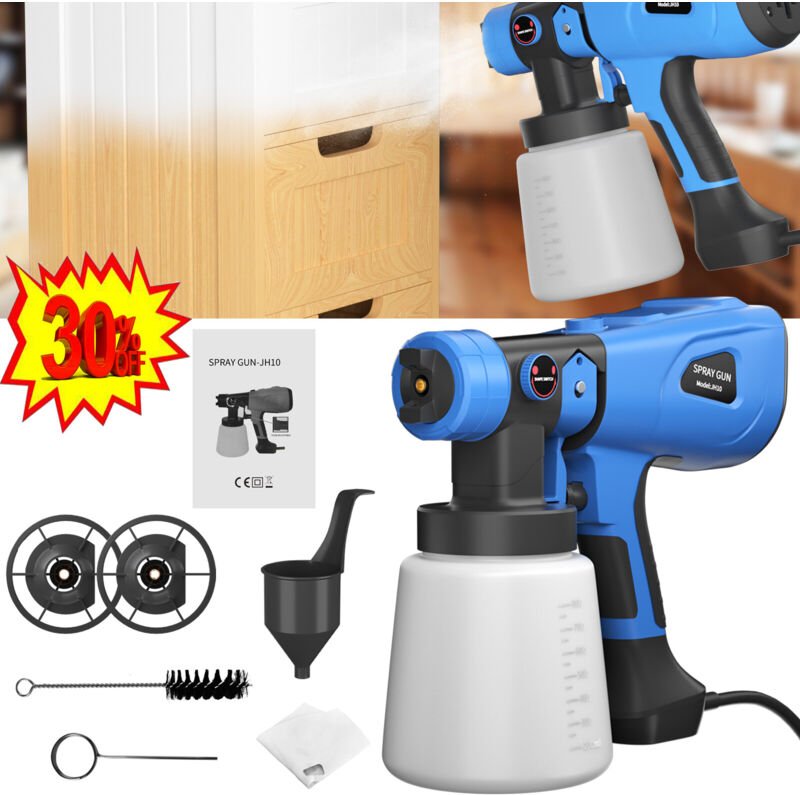 Dayplus - Elektrisches Farbspritzgerät Wagner Airless hvlp Handspritzpistole Renovieren
