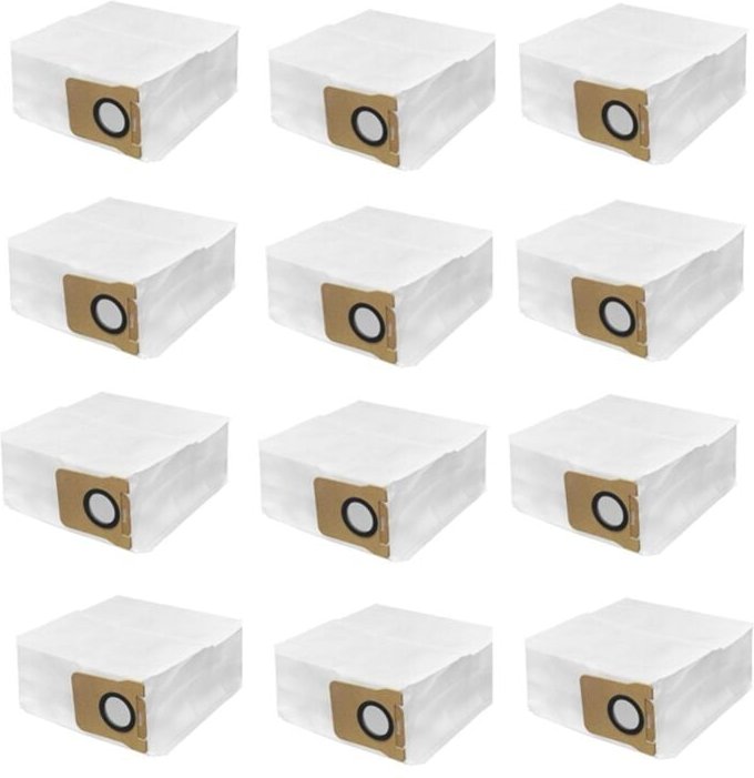 12PCS für Xiaomi Dreame X20 Pro/X20 Pro Plus Roboter-staubsauger Staubbeutel Ersatz Ersatzteile
