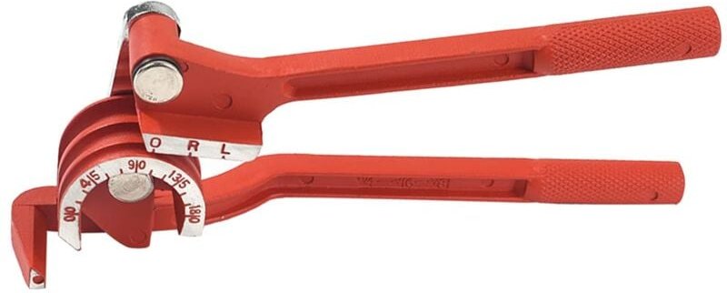 Rohrbieger, 3-in-1-Bieger, 6 mm/8 mm/10 mm Kupferrohrbieger, 180°-Kupferrohrschneider, robuster manueller Rohrbieger für