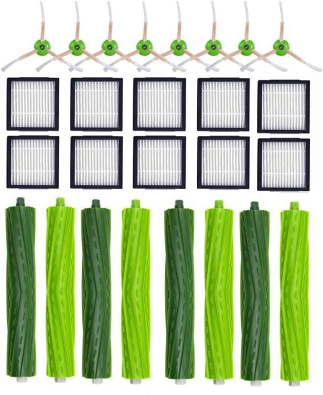 26 Stück HEPA-Filter Hauptseitenbürste für iRobot Roomba J7 J7+ I7 I7+ I3 I3+ I4 I4+ I6 I6+ I8 I8+ E5 E6 E7 Staubsauger